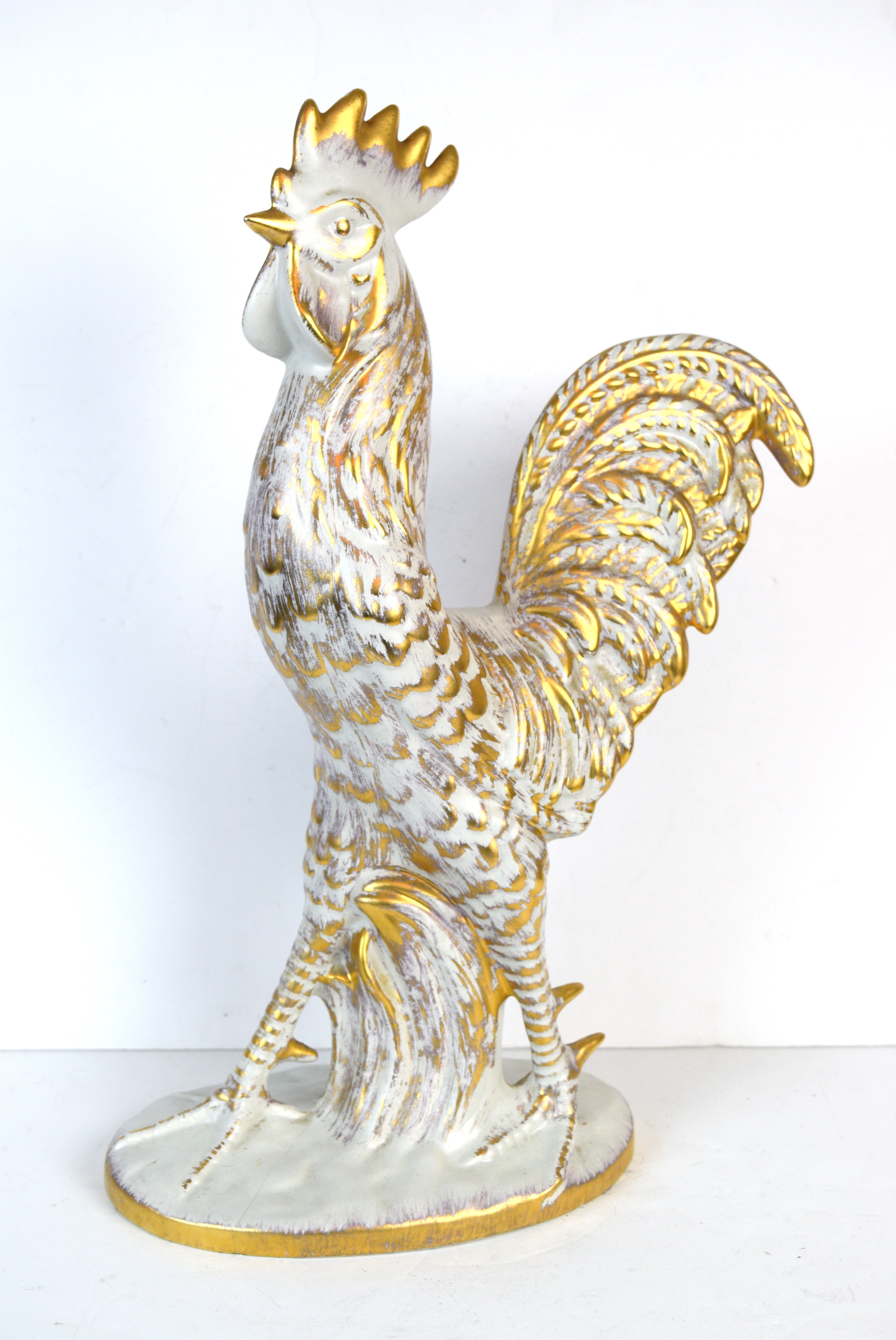 Mid Century Royal Haeger Ceramic Rooster Statue EBTH