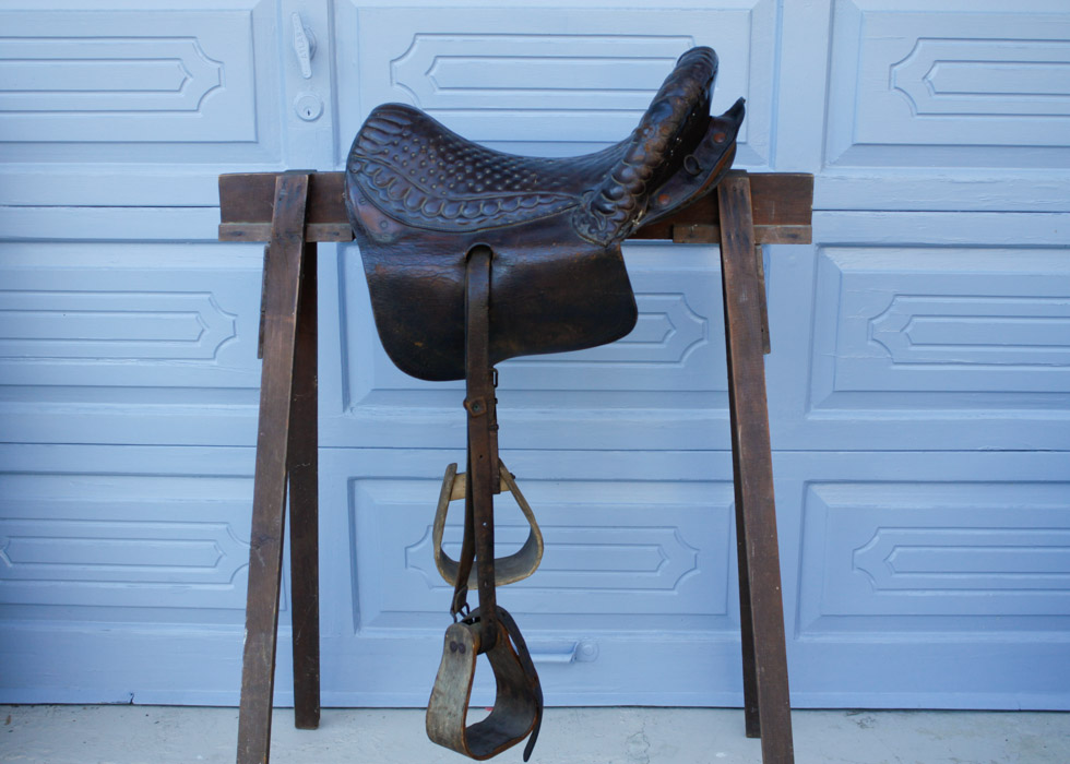 Antique Plantation Riding Saddle EBTH