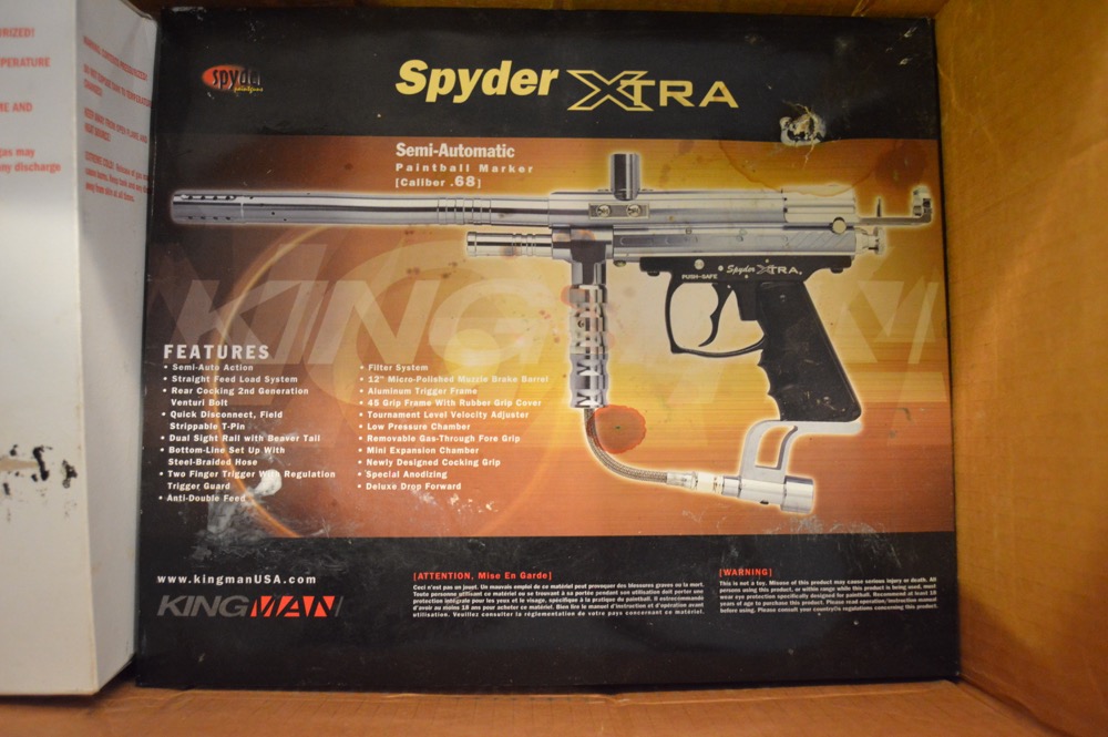 Spyder Xtra Paintball Gun and Accessories EBTH