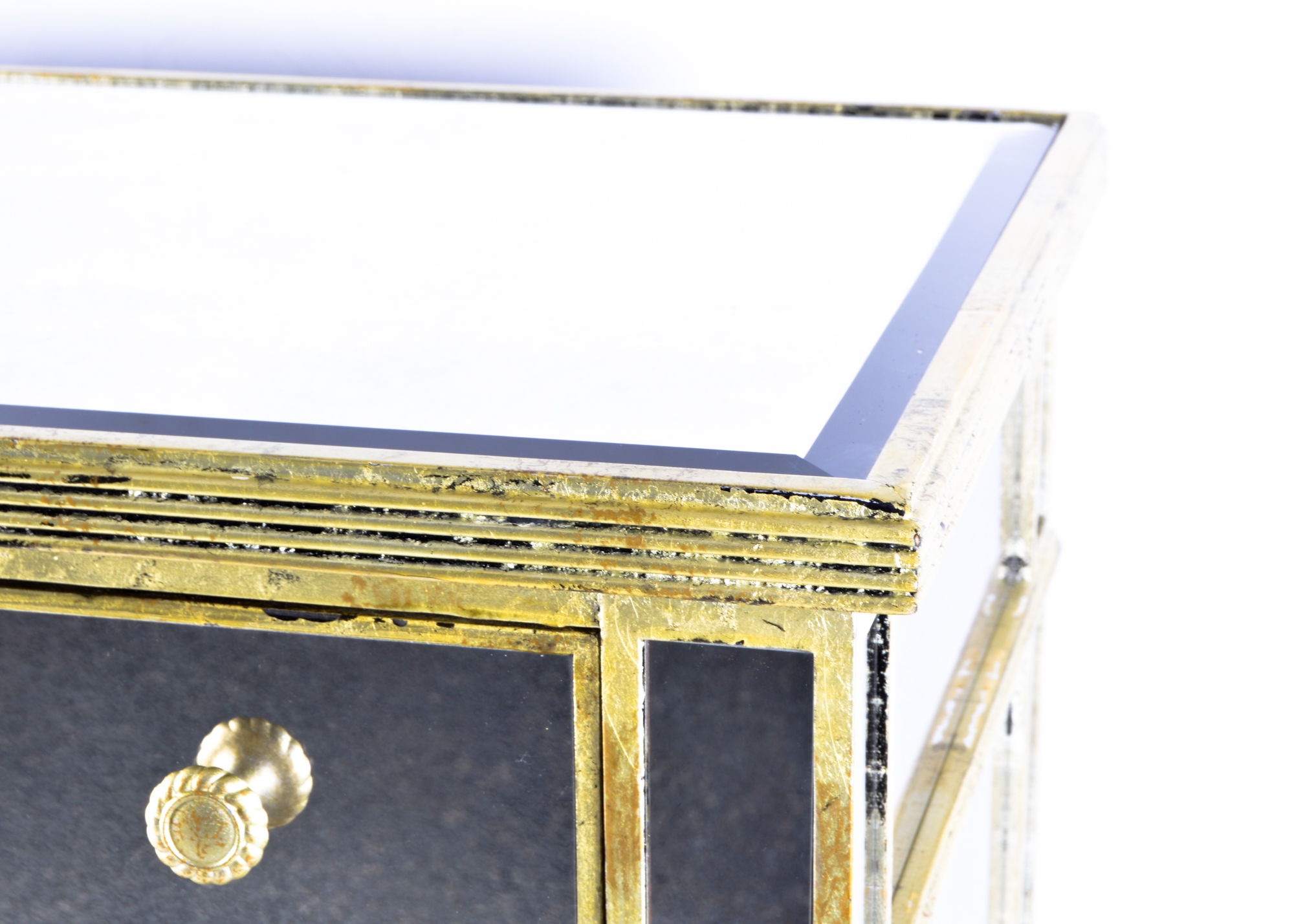 Horchow Amelie Small Mirrored Chest EBTH