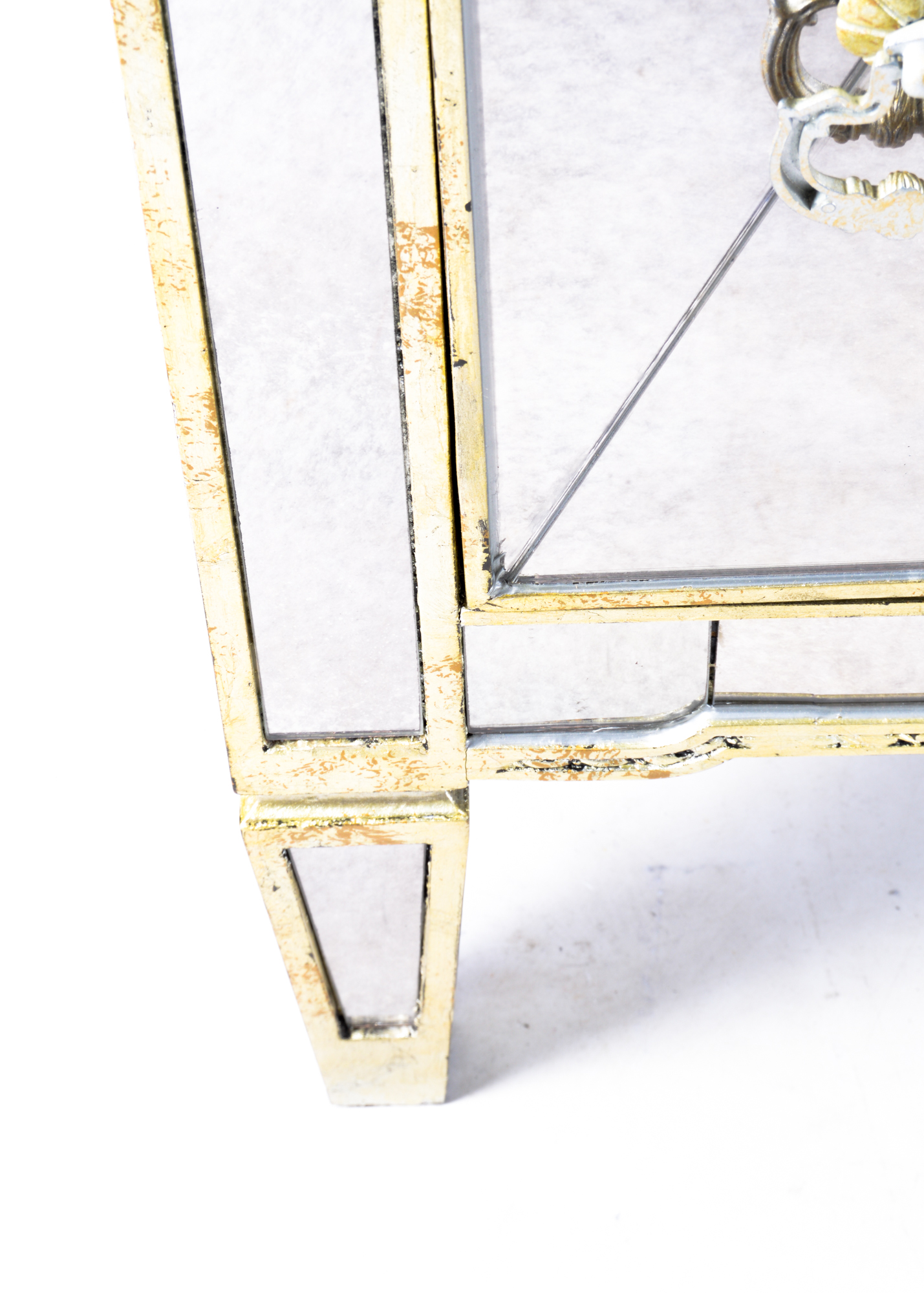 Horchow Amelie Small Mirrored Chest EBTH