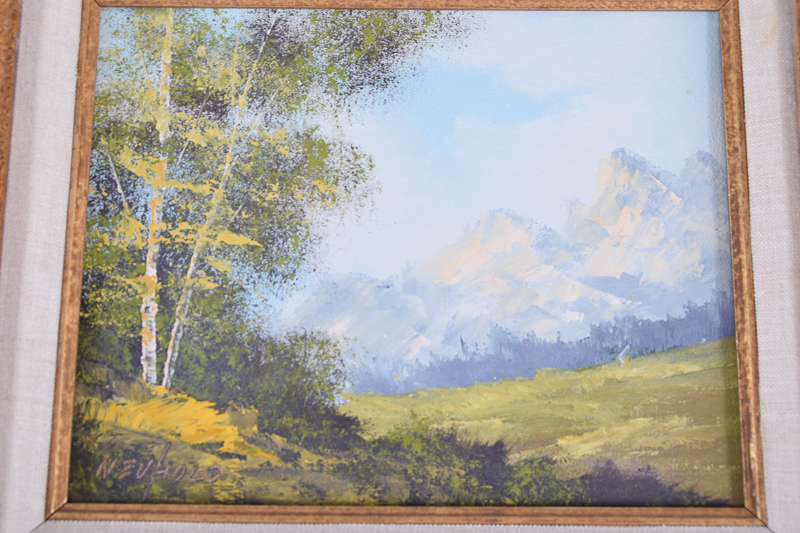 Alla Prima Oil Landscape Painting by Ernest Neuhold EBTH