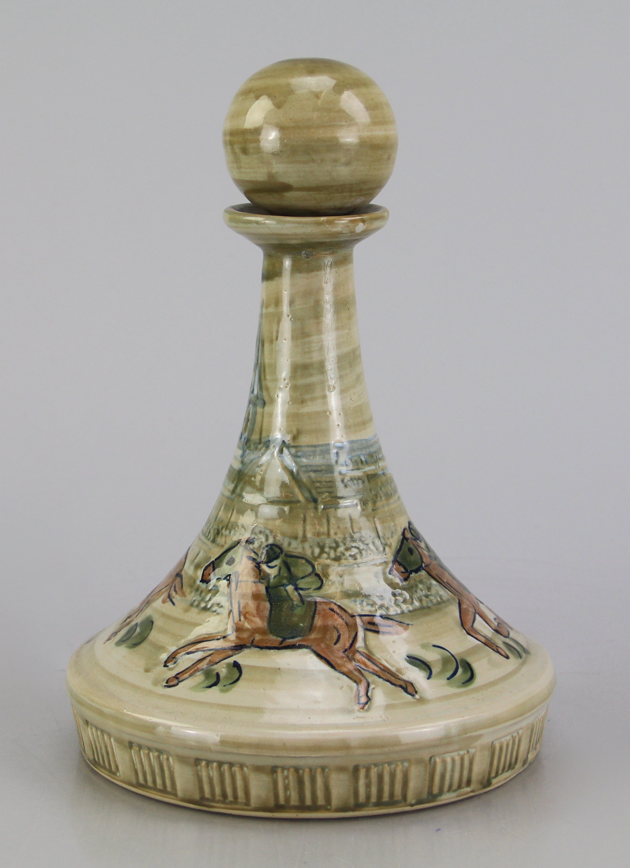 100th Kentucky Derby Louisville Stoneware Decanter EBTH