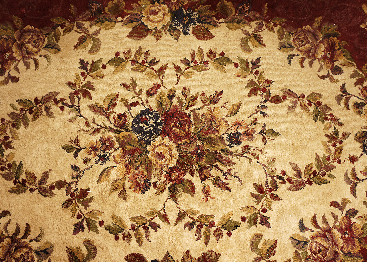 Grand Legacy Cameo Rose Burgundy Area Rug EBTH
