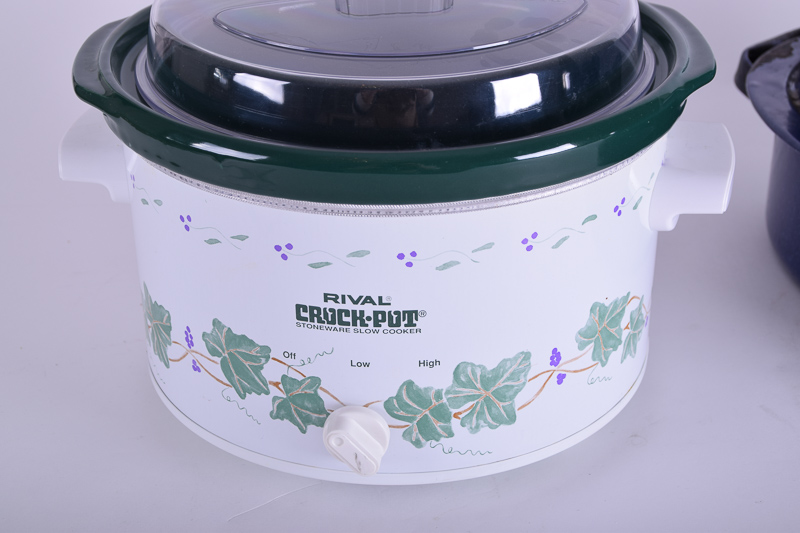 Rival Crockpot and Granite Ware Roasting Pan EBTH