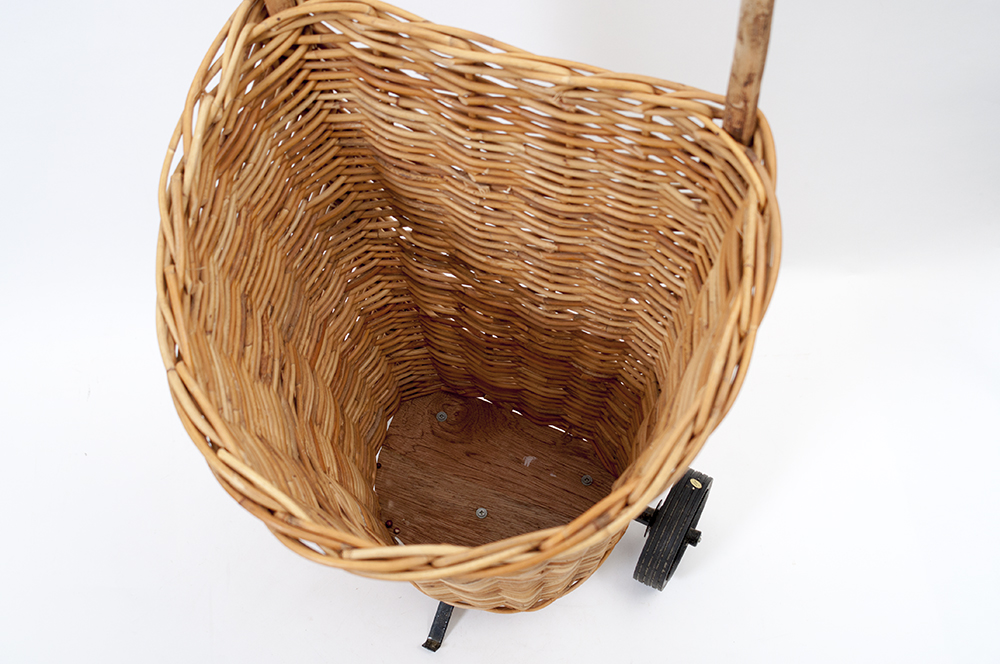 Wicker Shopping Trolley EBTH
