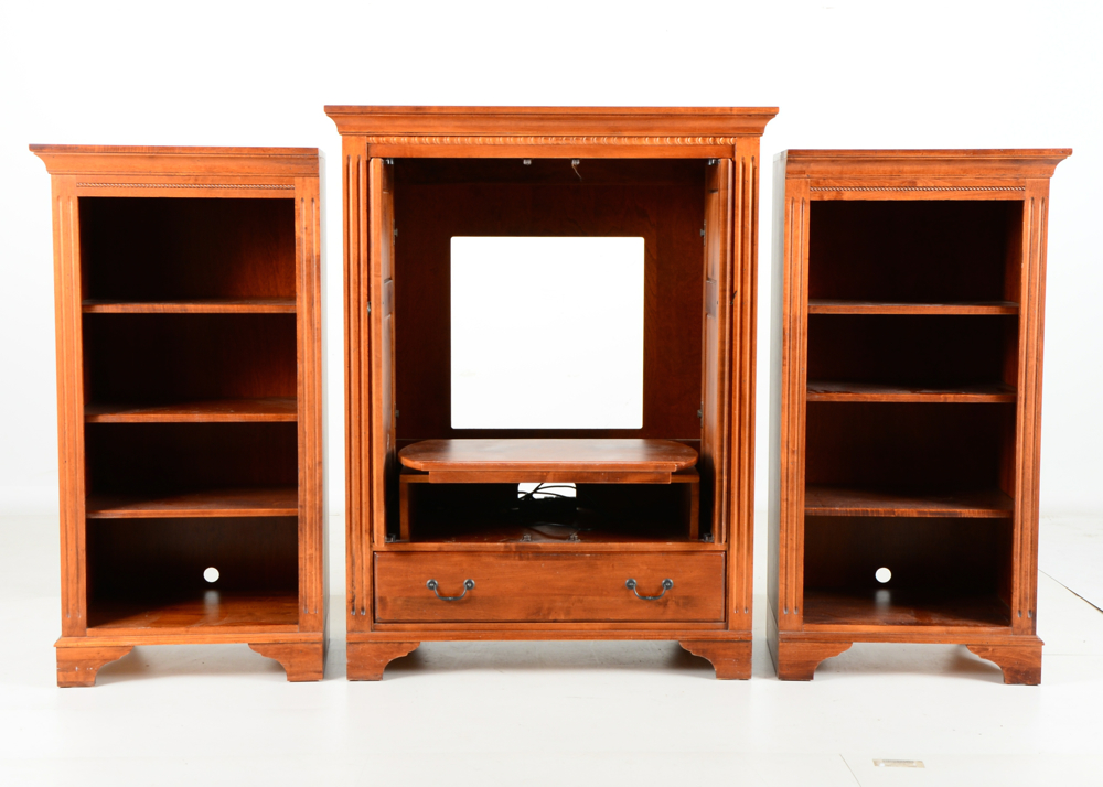 Ethan Allen Entertainment Center EBTH