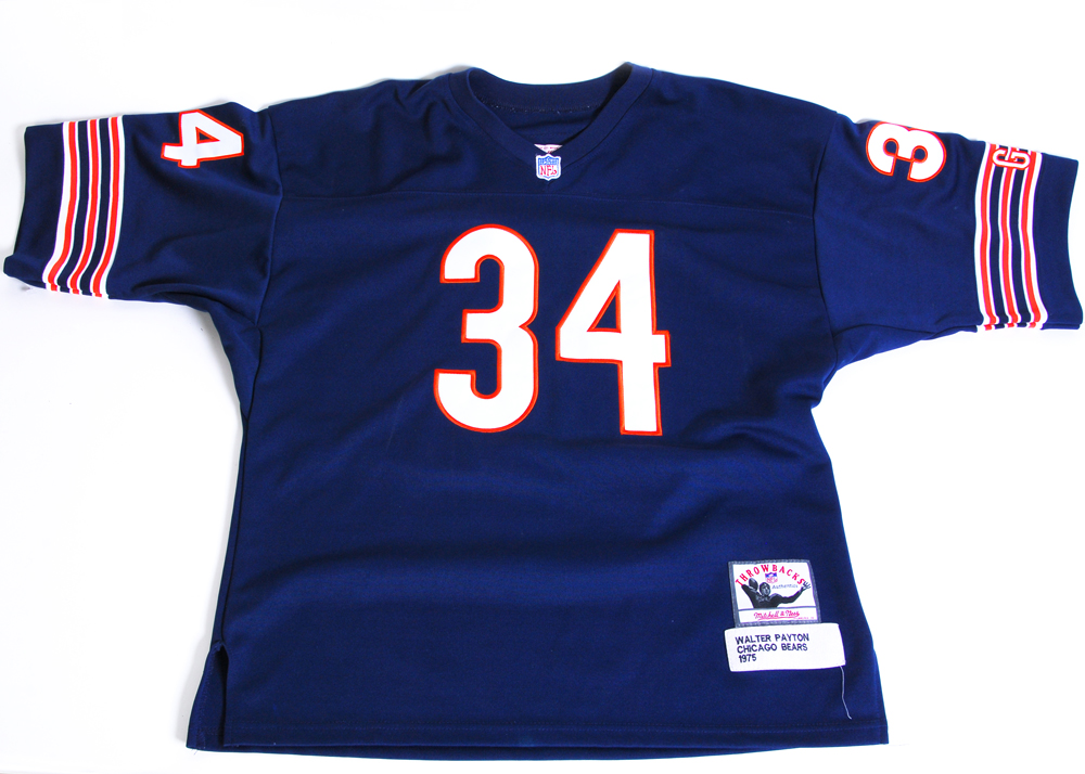 walter payton authentic throwback jersey