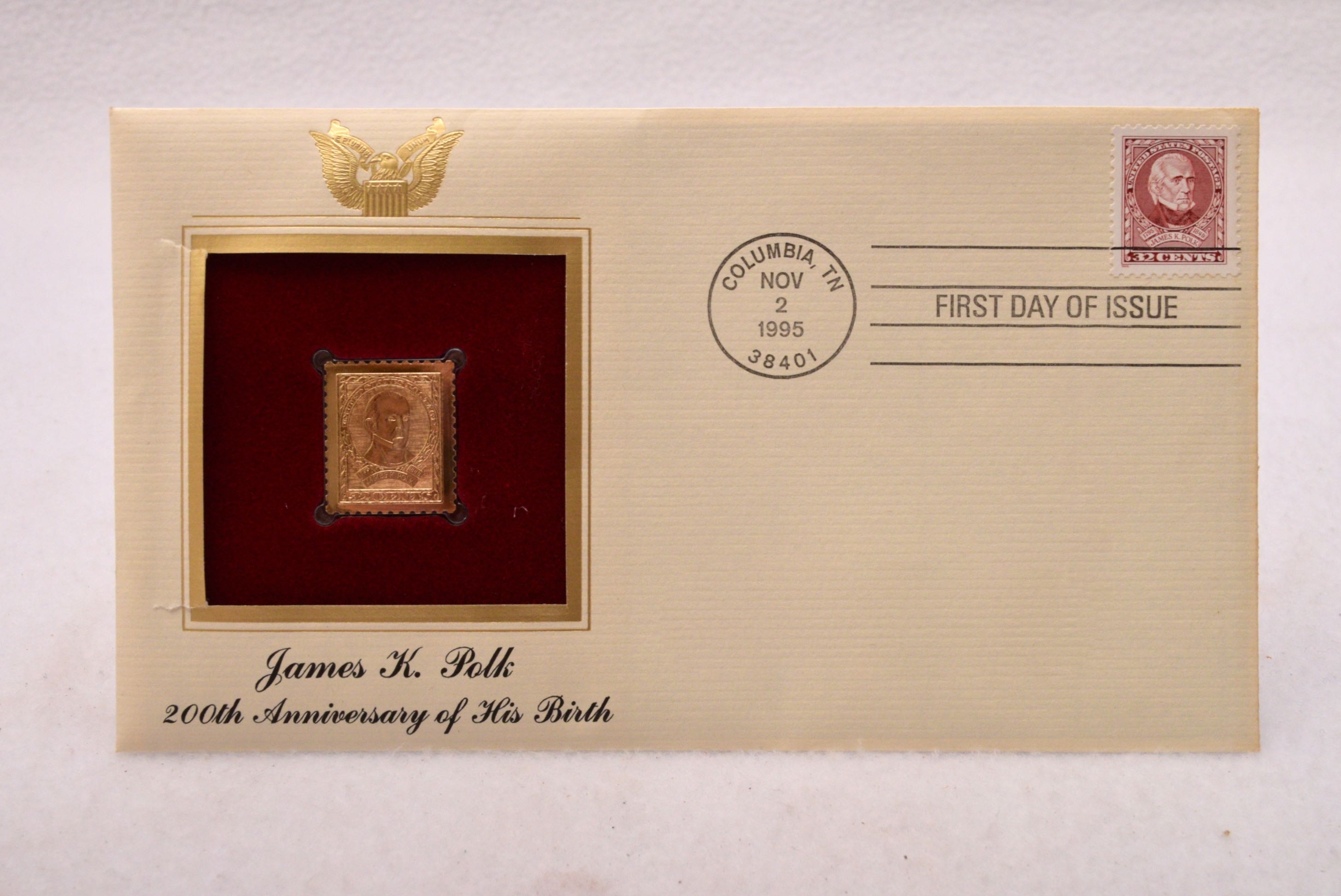 22kt Golden Replicas of US Stamps and First Day Issues EBTH