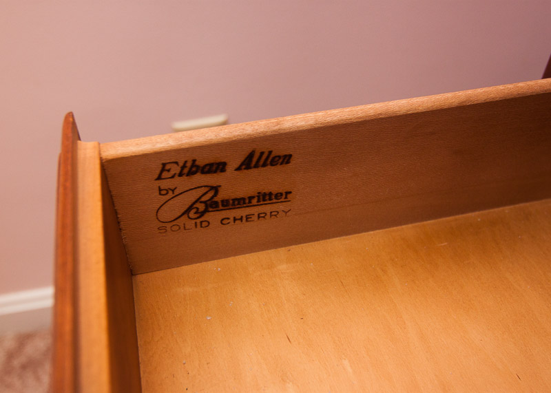 Ethan Allen by Baumritter Solid Cherry Dresser with Mirror EBTH