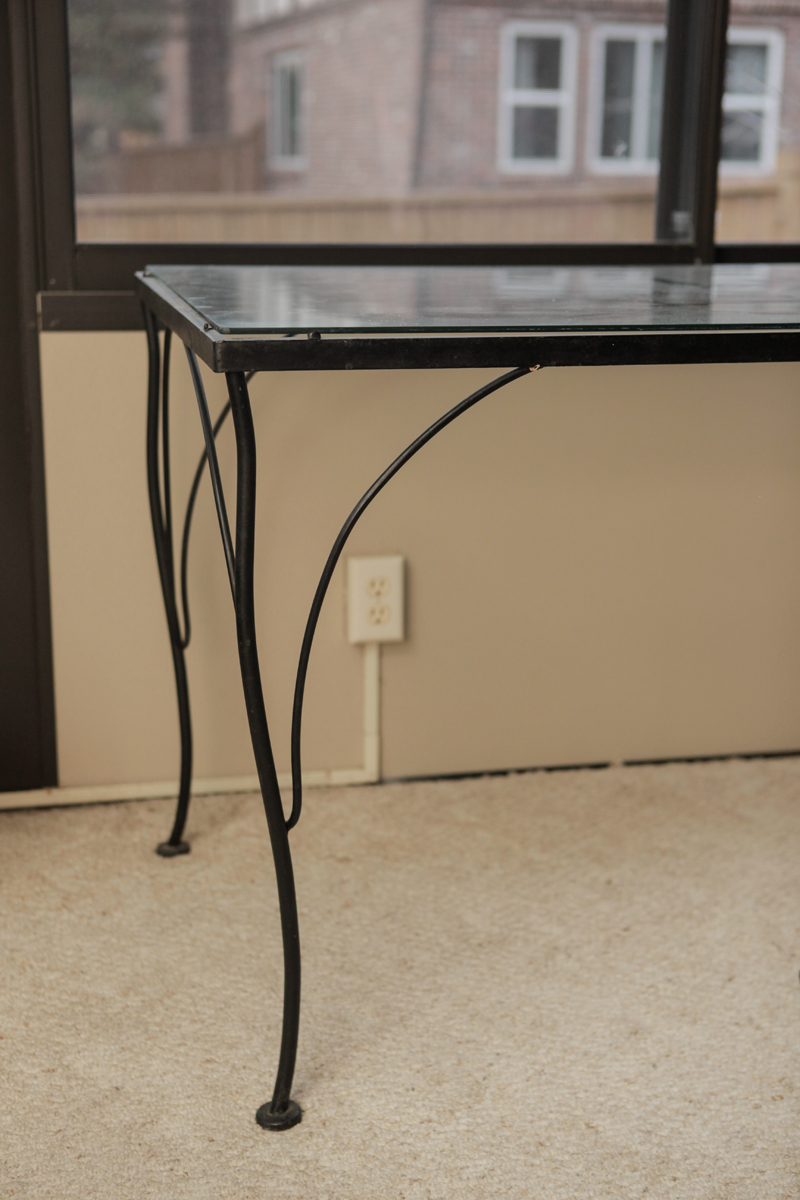 Glass Top Table and Four Chairs EBTH