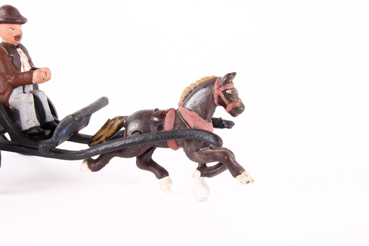 Cast Iron Horse and Buggy Pair EBTH