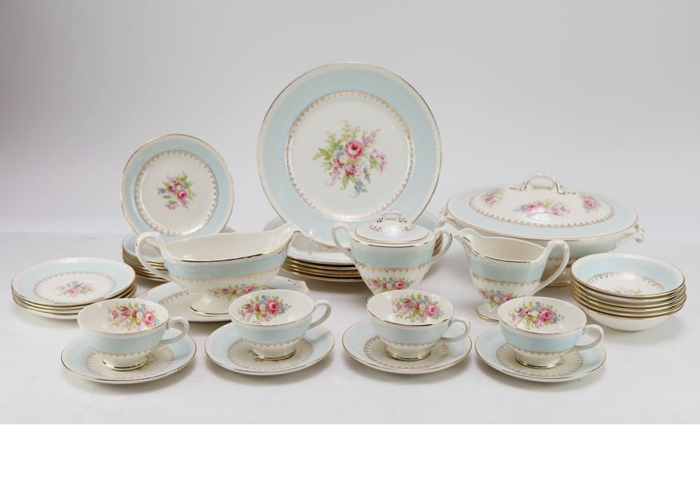 Vintage Homer Laughlin Georgian Style China Set Ebth