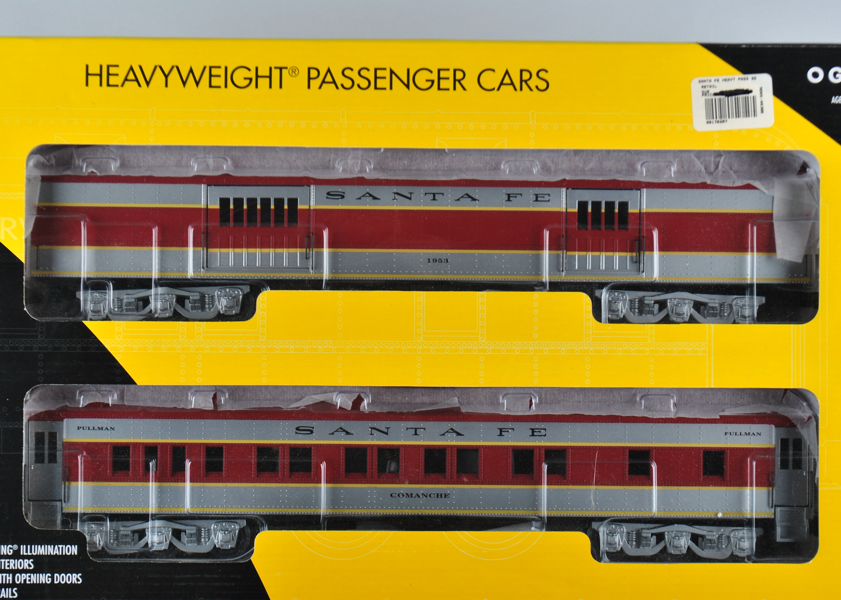 KLine Santa Fe Heavyweight Passenger Cars EBTH