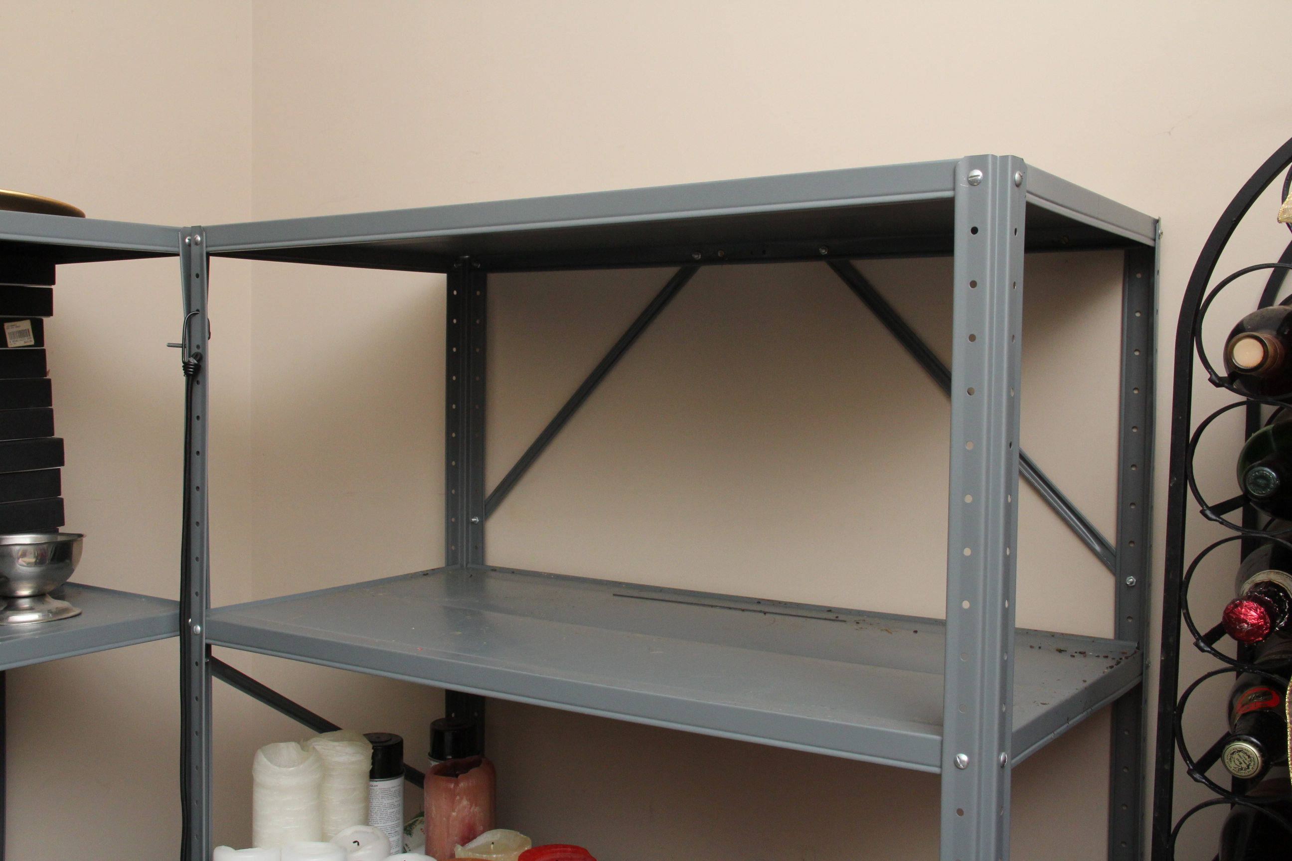 Adjustable Gray Metal Shelving Units EBTH