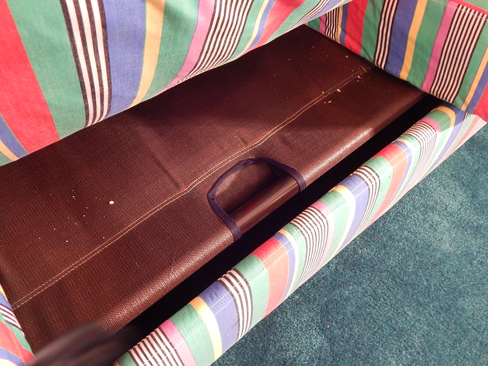 Striped Down Filled Sleeper Sofa Bed EBTH