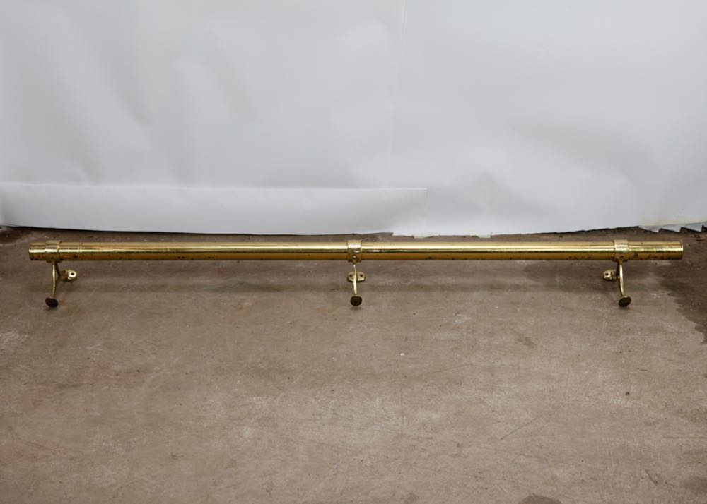 Brass Bar Foot Rail EBTH