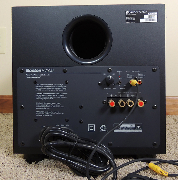 Boston Acoustics PV500 Powered Subwoofer EBTH