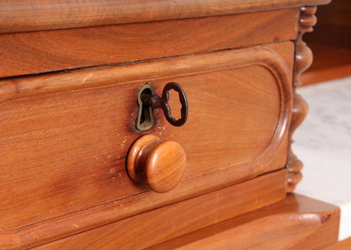 Eastlake Victorian Marble Top Dressing Stand EBTH