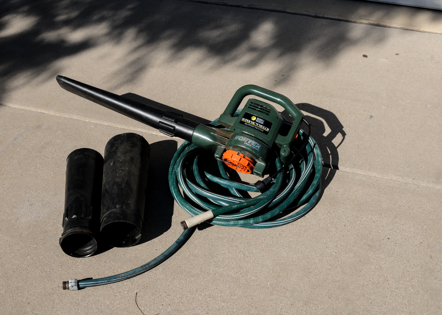 mulch blower hose