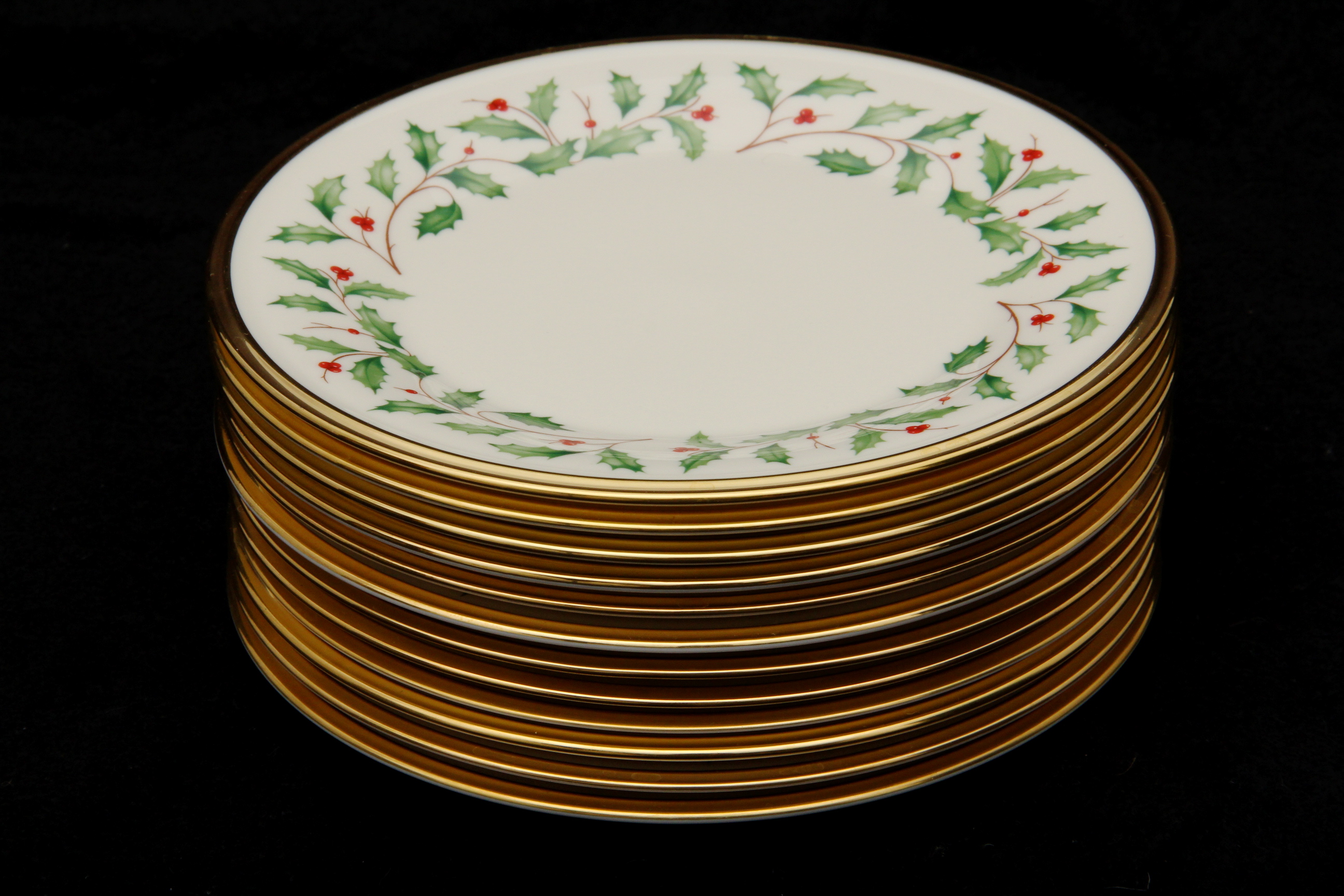 Lenox "Holiday" Salad Plates EBTH