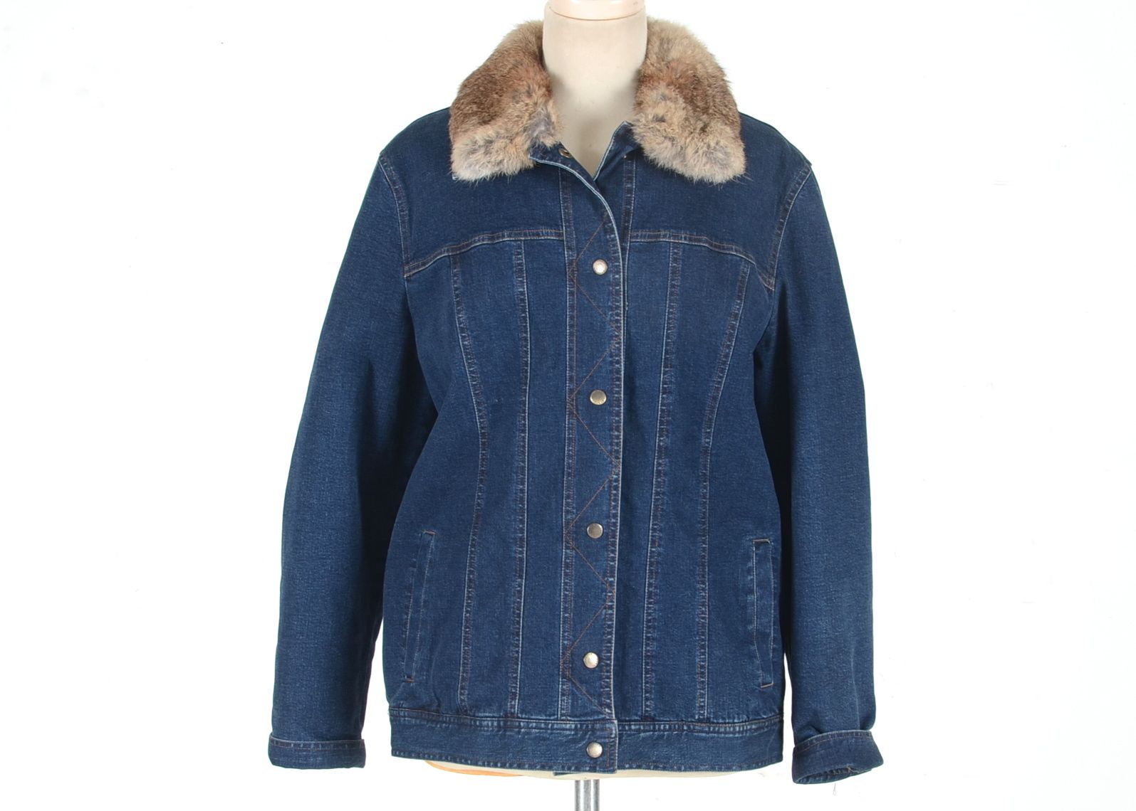 dana buchman denim jacket