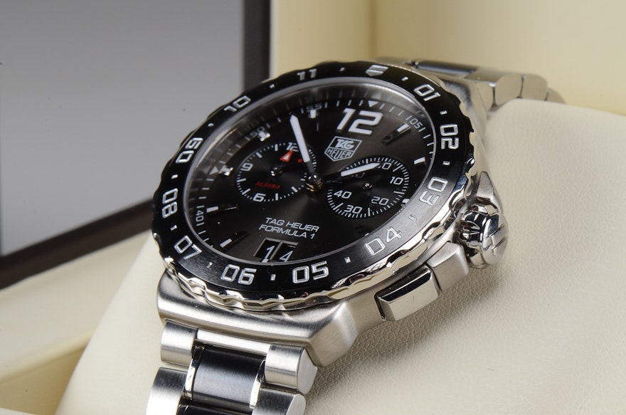 Tag Heuer Formula 1 Alarm Chronograph Ceramic WAU111C Quartz | EBTH