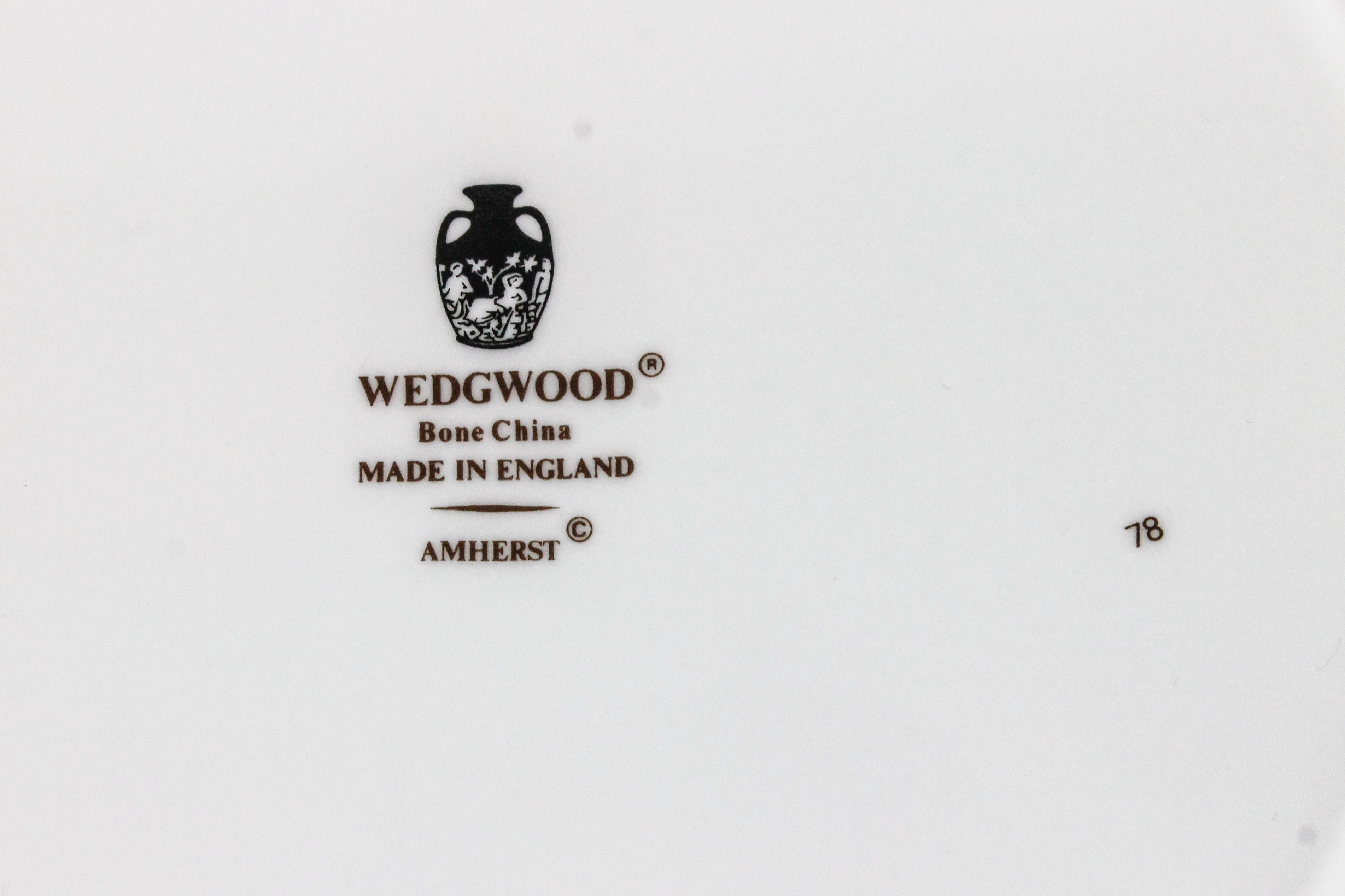 Wedgwood 'Amherst' Bone China Set EBTH