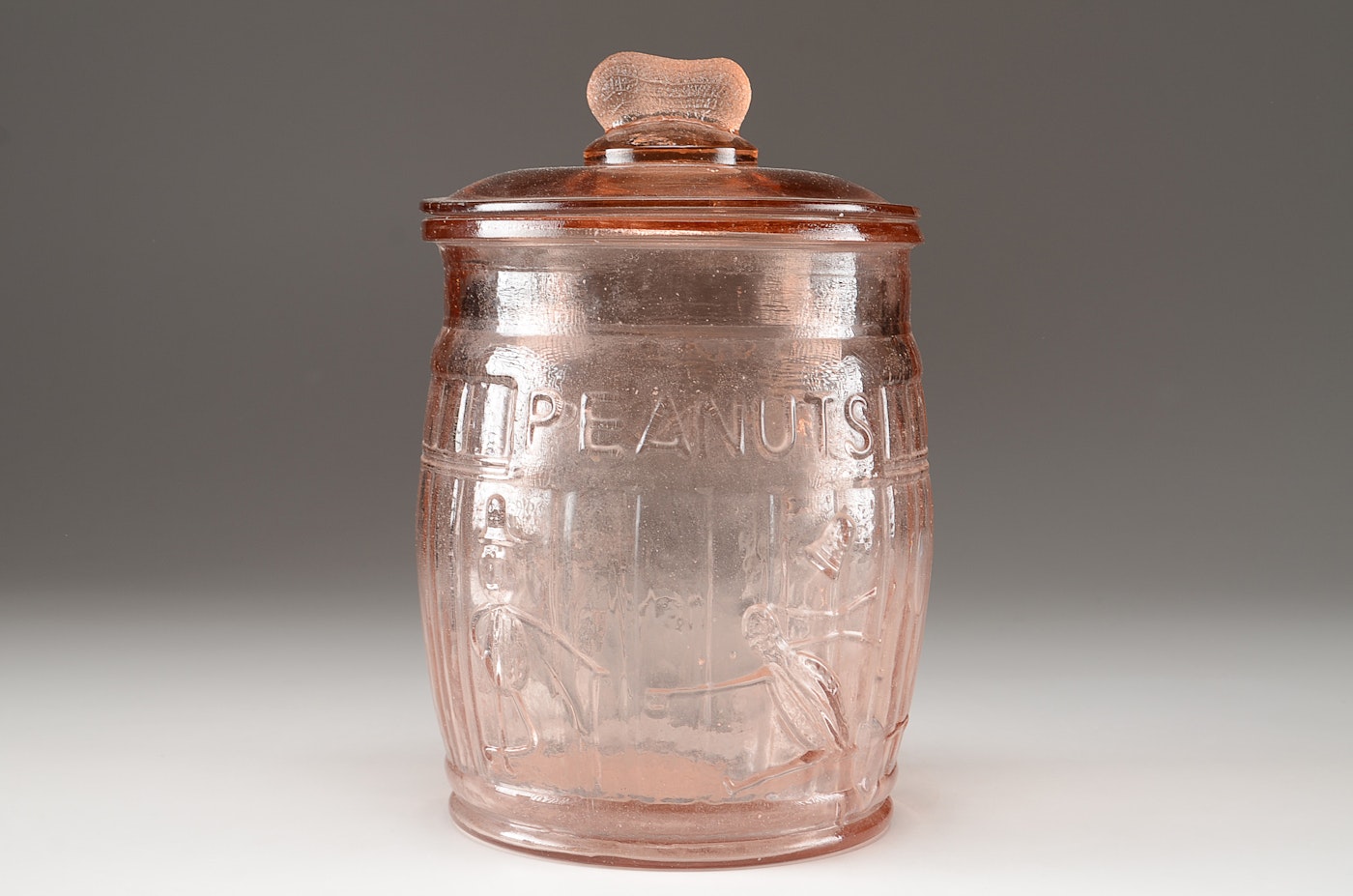 Vintage Planters Pink Depression Glass Jar | EBTH1400 x 927