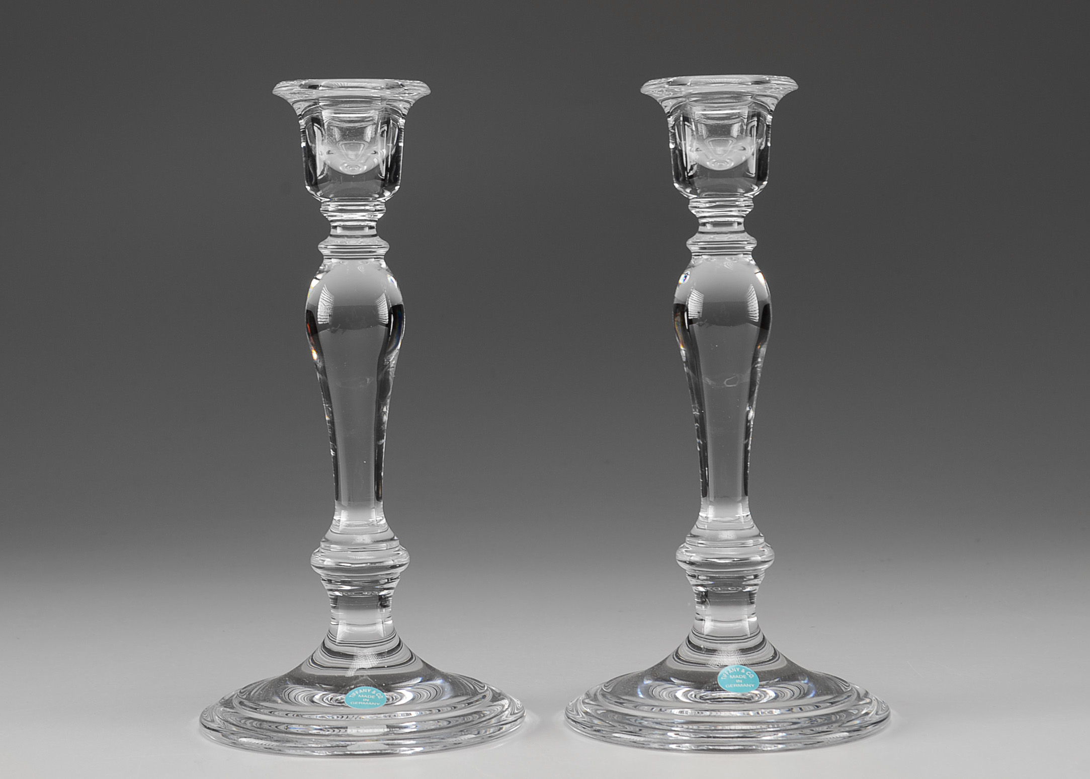 Tiffany & Co. Crystal Candlestick Holders EBTH