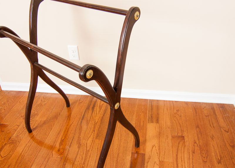 Rustic Quilt Rack EBTH