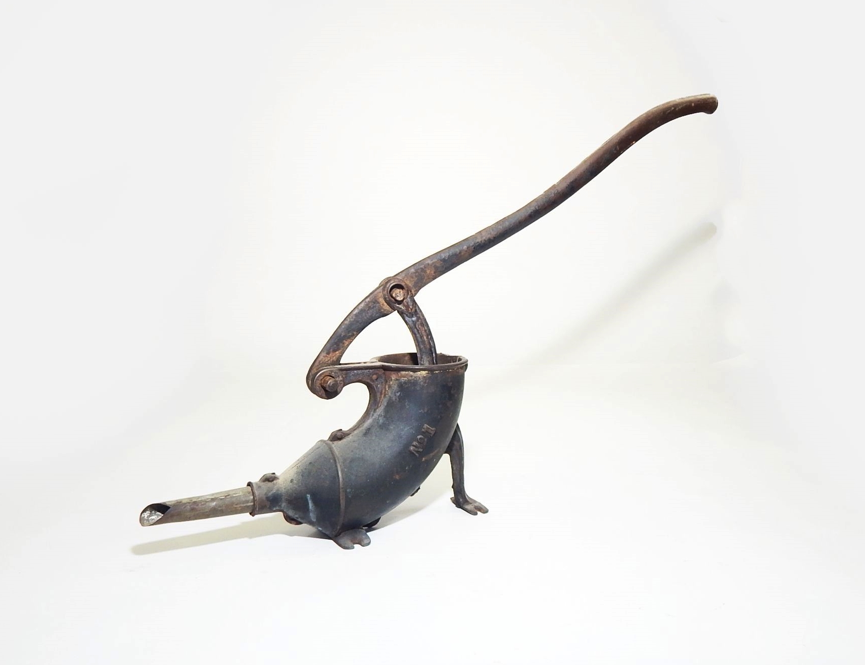 Primitive Antique Hand Crank Sausage Stuffer EBTH