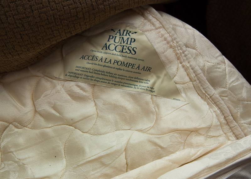 LaZBoy Sleeper Sofa with Slumber Air Mattress EBTH