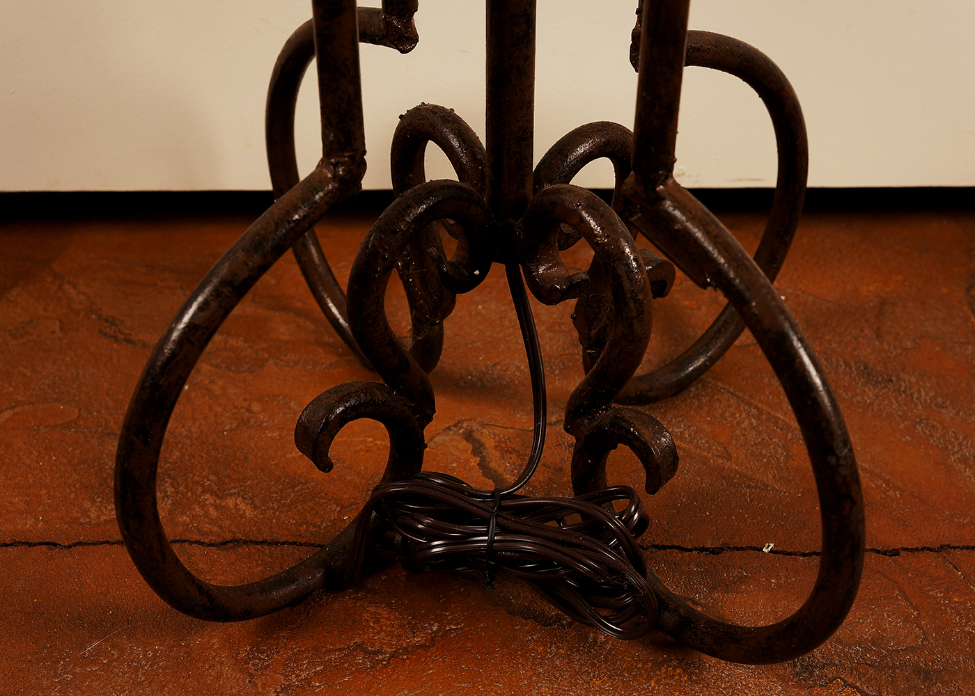 Wrought Iron Lamp Base EBTH