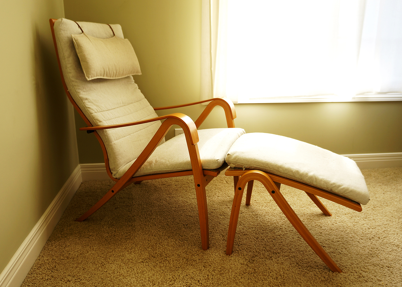 Ikea Wooden Lounge Chair