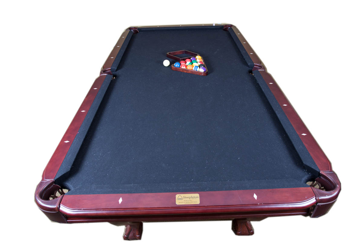 Steepleton Mahogany Ball and Claw Foot Pool Table EBTH