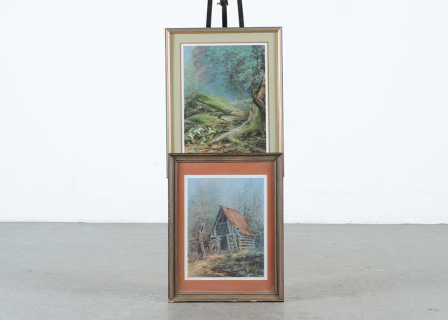 Duo of Framed Al Singed Limited Offset Lithographs EBTH