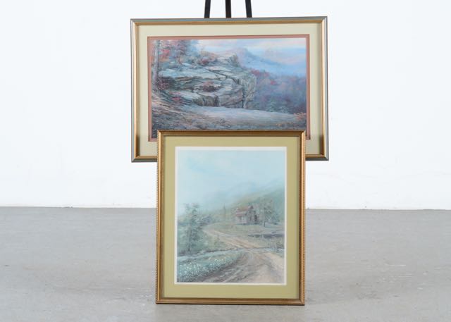 Al Framed and Signed Landscape Offset Lithographs EBTH