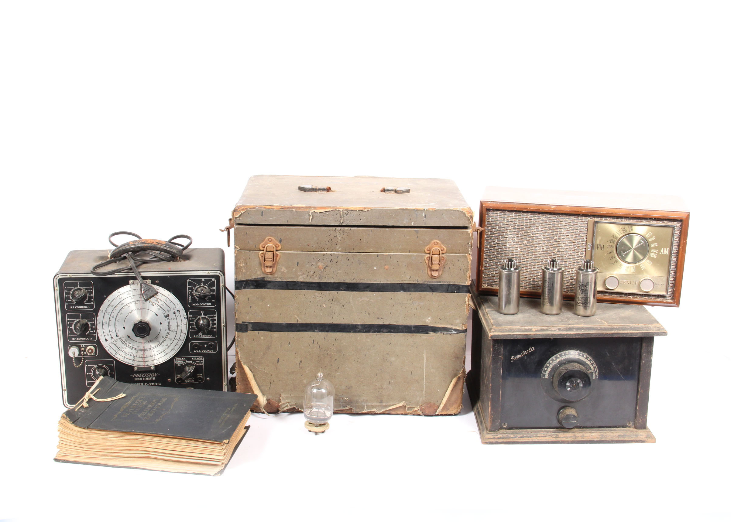 Vintage Western Electric Radio Tube, Radios and Signal Generator EBTH