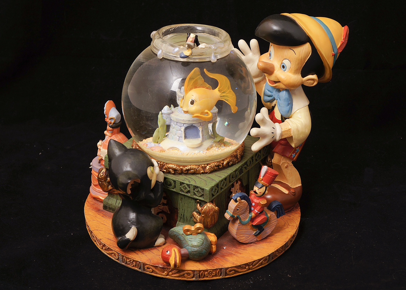 Pinocchio Themed Musical Snow Globe EBTH