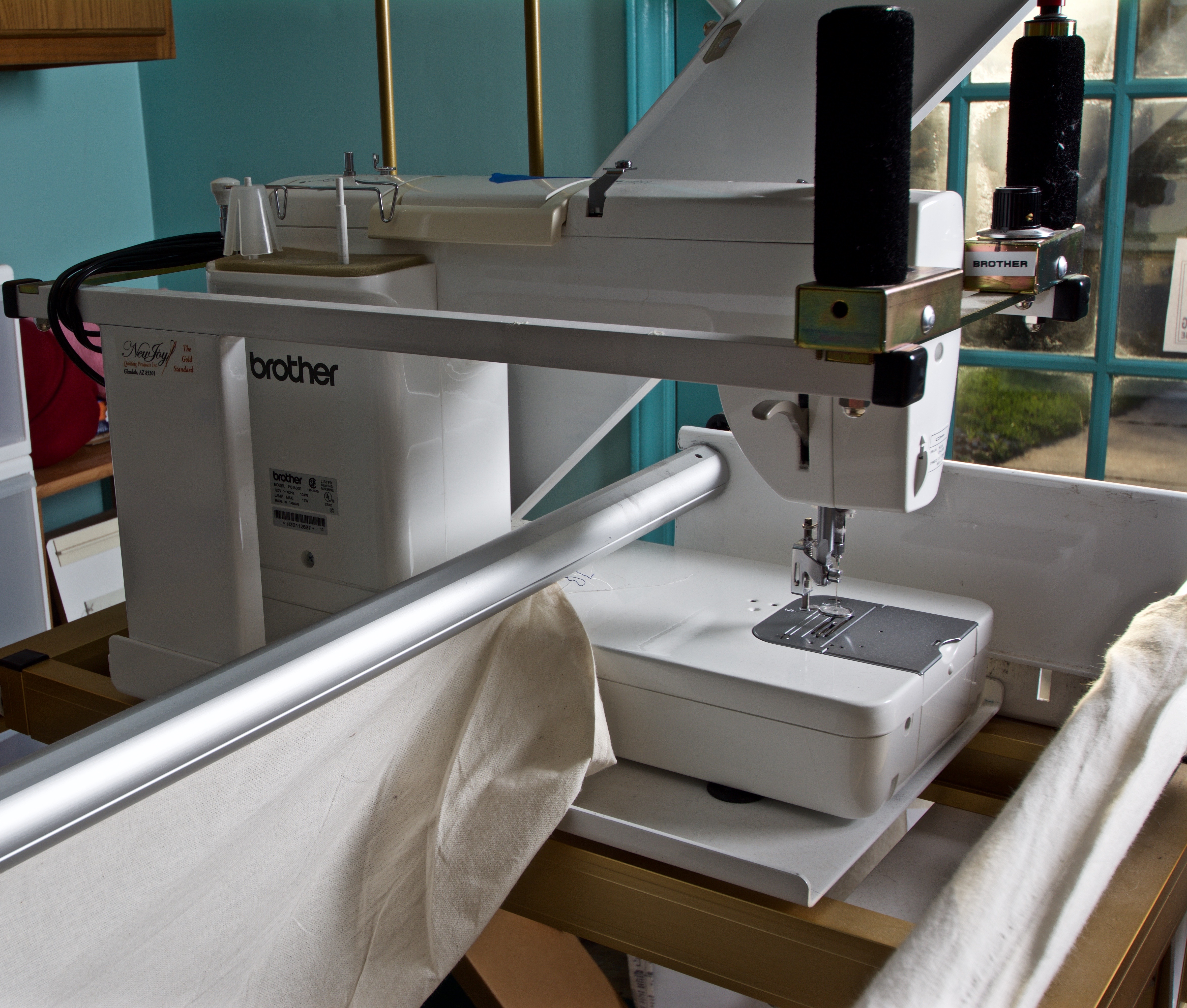 New Joy Quilting Frame with Brother Sewing Machine EBTH