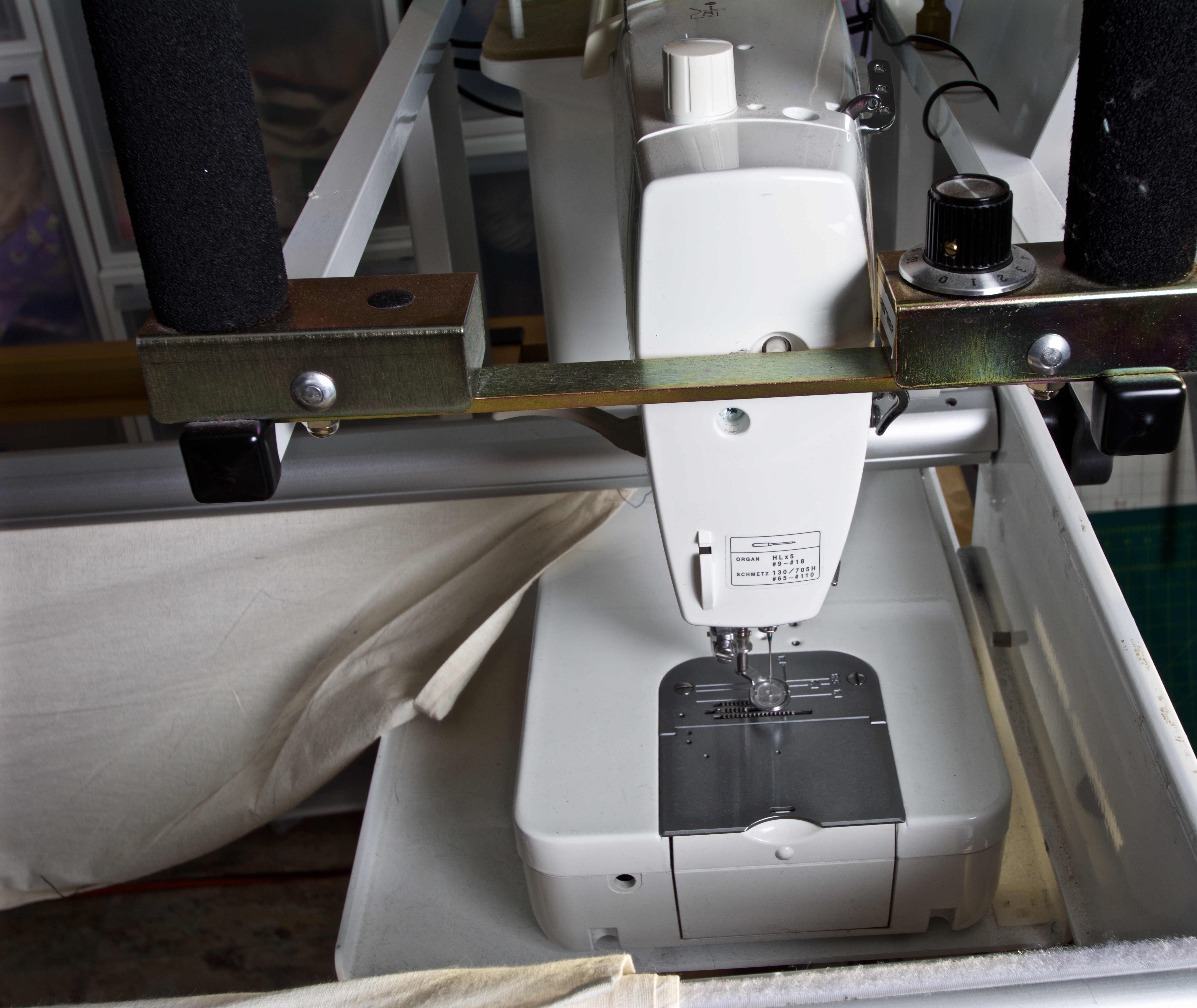 New Joy Quilting Frame with Brother Sewing Machine EBTH