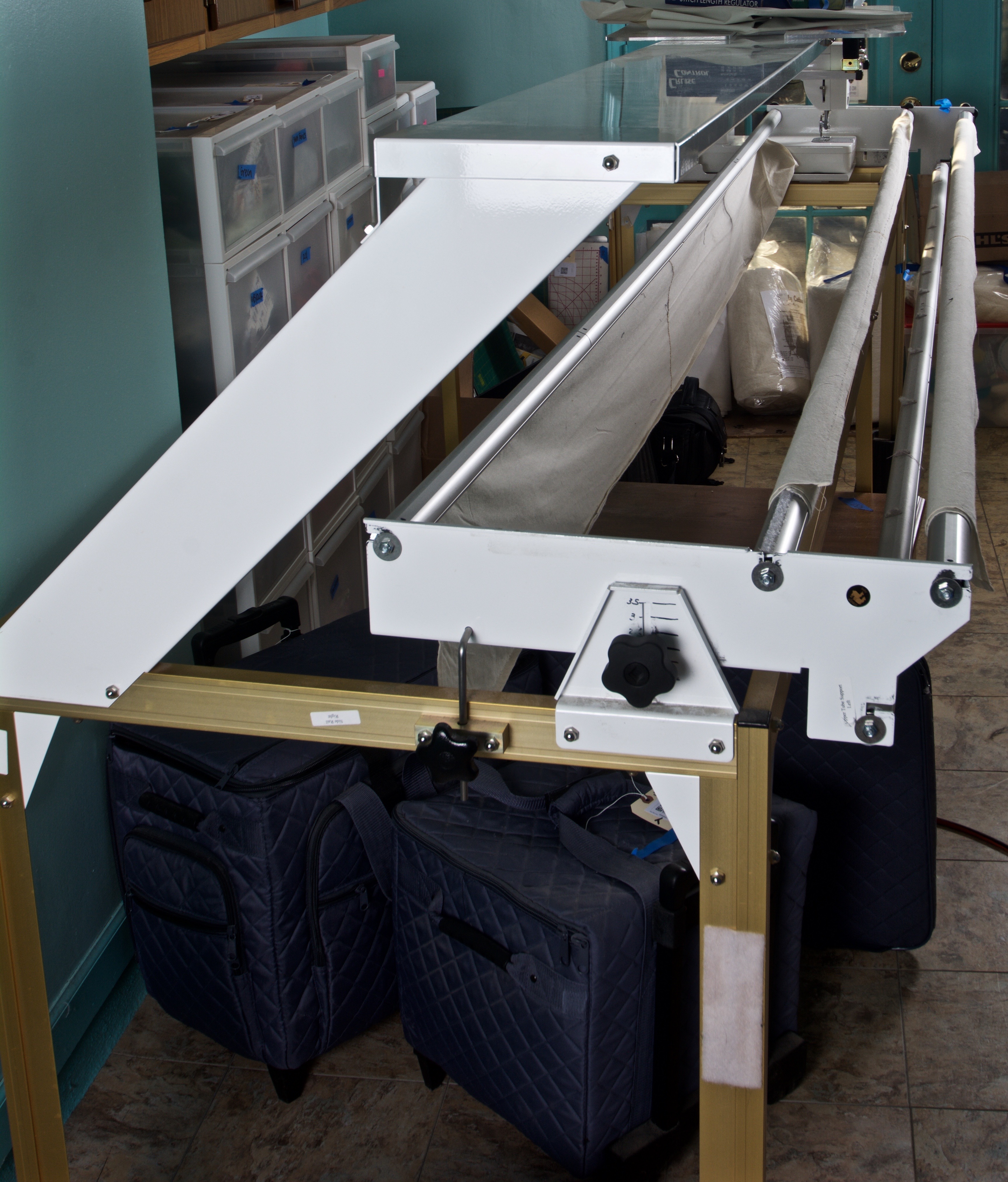 New Joy Quilting Frame with Brother Sewing Machine EBTH