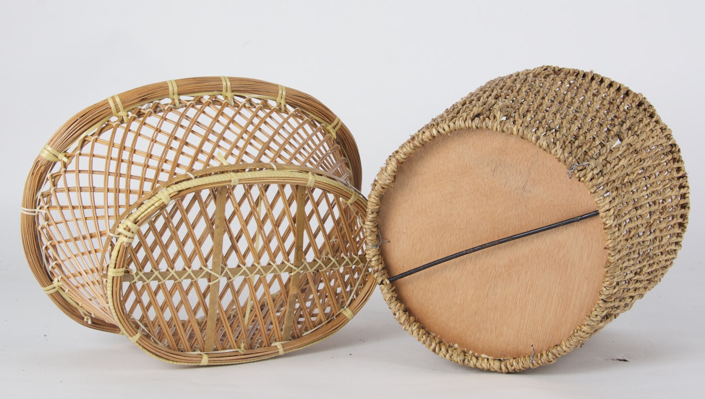 Pair of Decorative Storage Baskets : EBTH