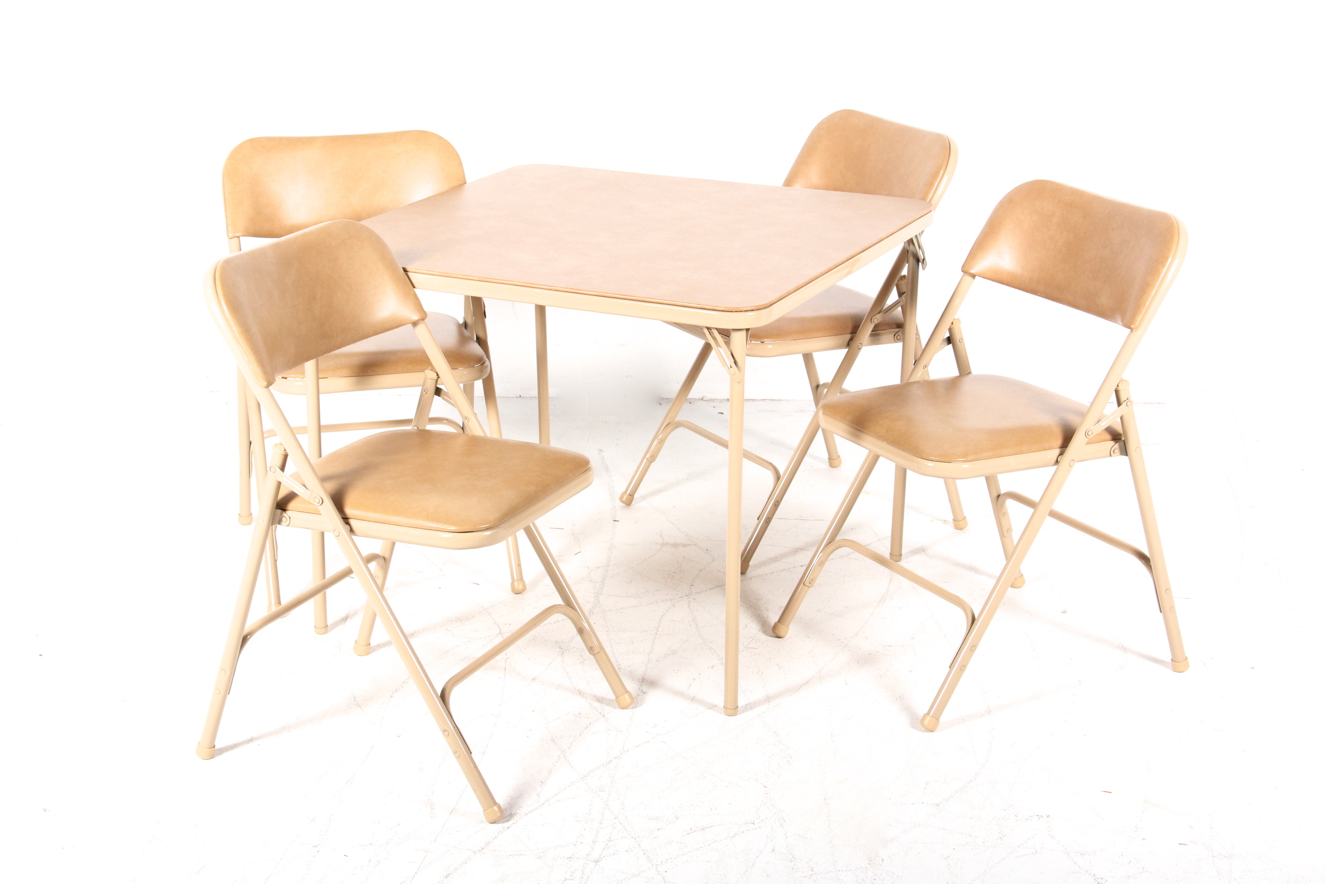 Samsonite Folding Card Table and Chairs EBTH