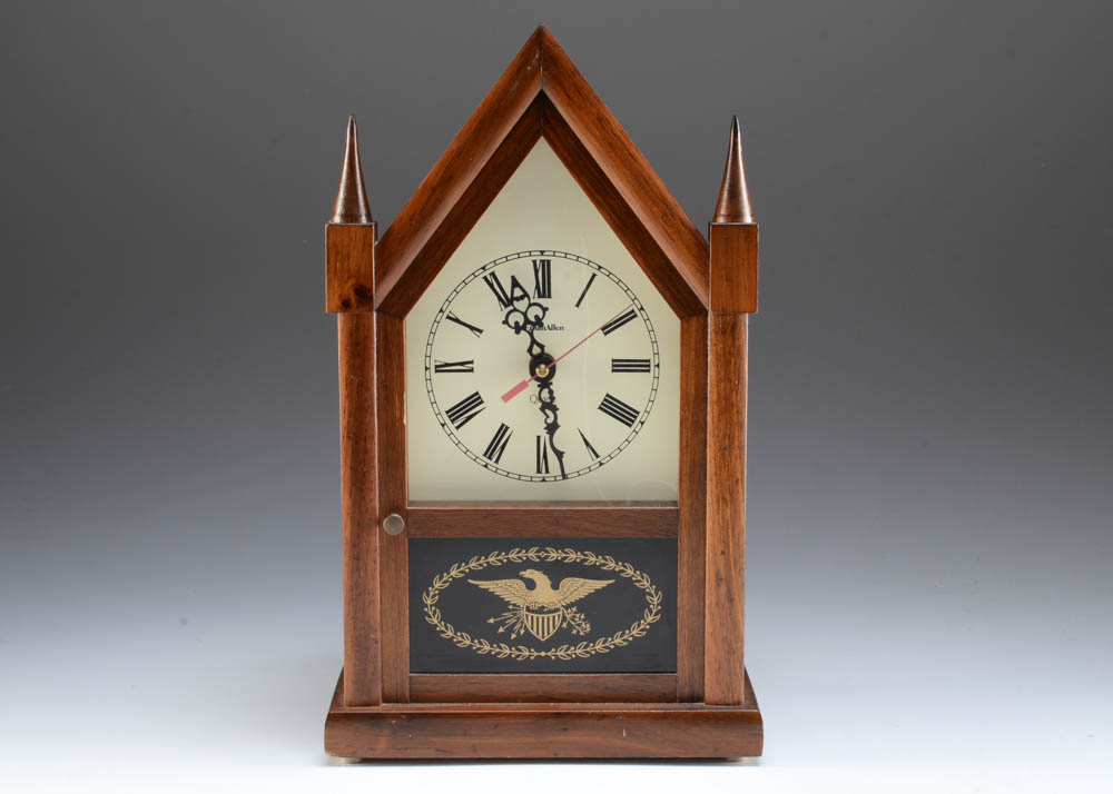 Ethan Allen Quartz Steeple Clock EBTH