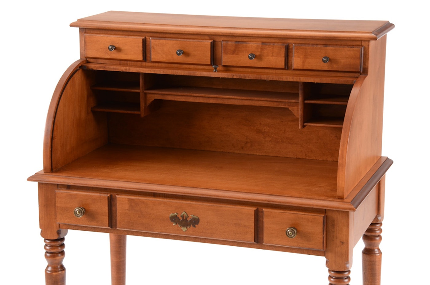 Solid Maple RollTop Desk by Tell City Chair Co. EBTH