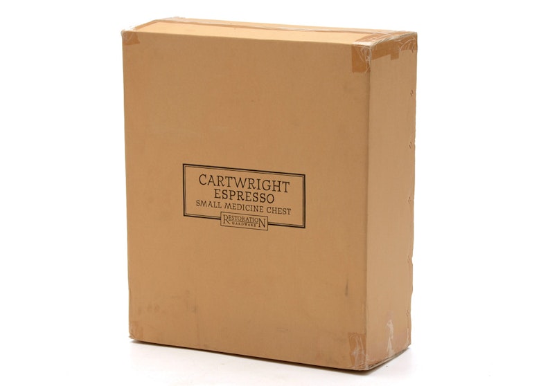 Restoration Hardware Cartwright Espresso Small Medicine Cabinet