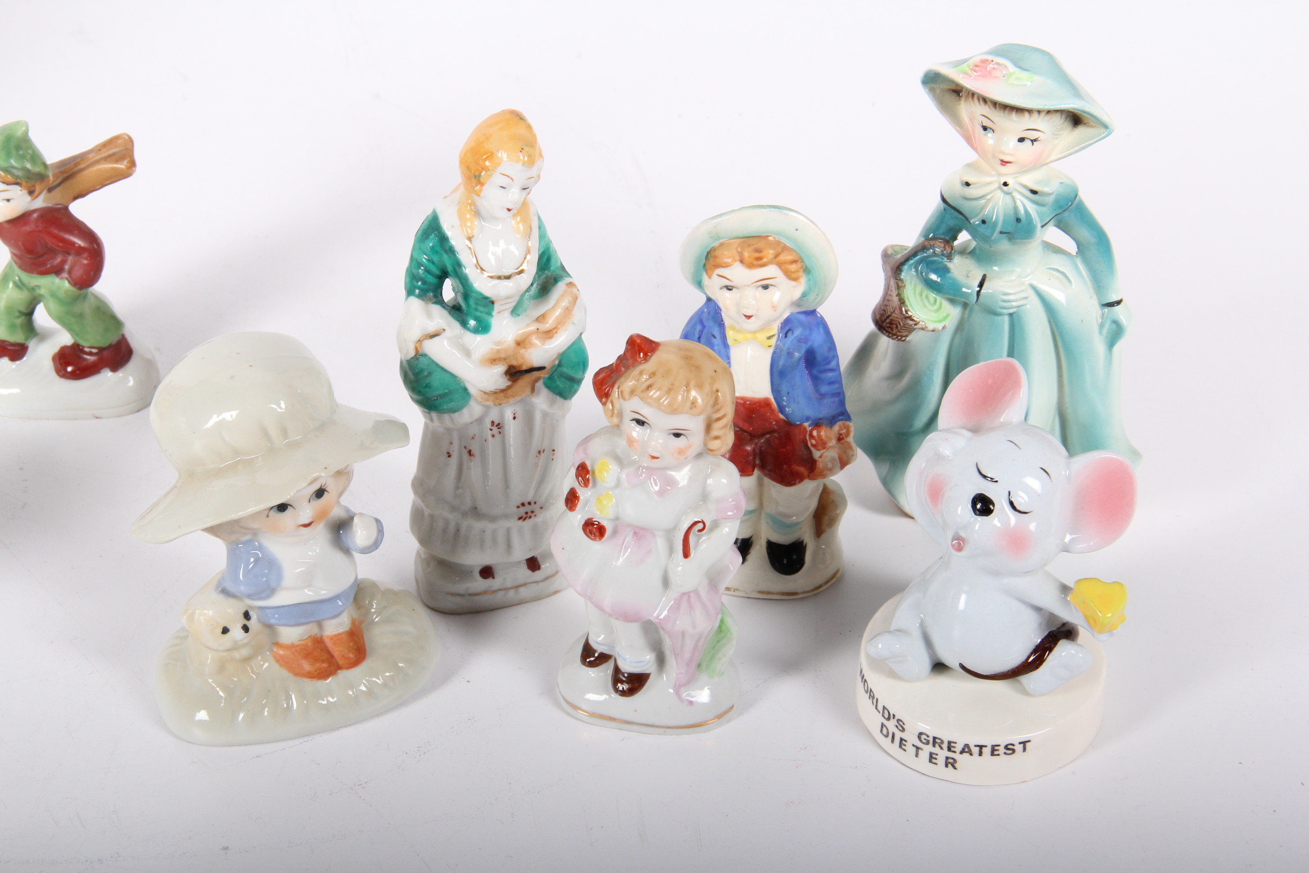 Herend Plate and Collection of Vintage Porcelain Figurines EBTH