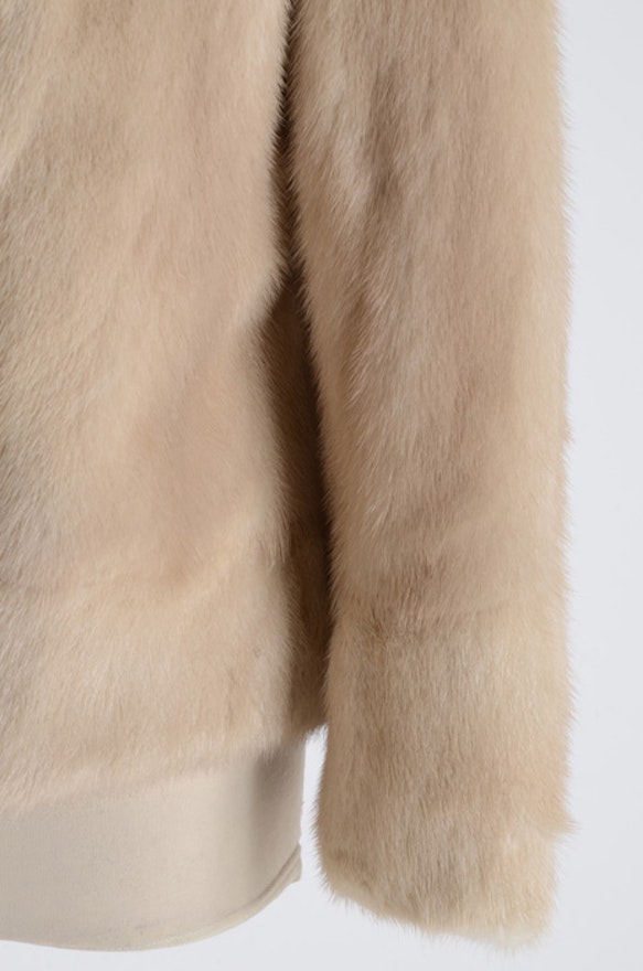 Women S 1960s Vintage Blonde Mink Fur Coat Ebth